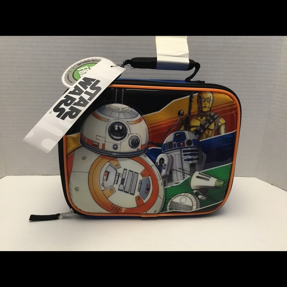 Star Wars droids nylon lunch box new